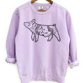 Boho Hog Crewneck (S-3XL) - Multiple Colors!