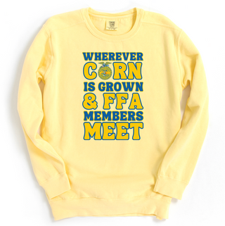 Corn Is Grown Crewneck (S-3XL) - Multiple Colors!