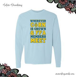 Corn Is Grown LONG SLEEVE T-Shirt (S-3XL) - Multiple Colors!