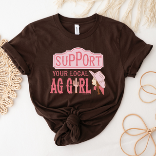 UPL - Support Your Local Ag Girl T-Shirt (XS-4XL) - Multiple Colors!