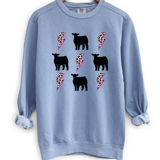 Bolt Cattle Crewneck (S-3XL) - Multiple Colors!