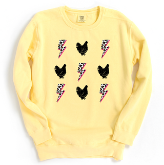 Bolt Chicken Crewneck (S-3XL) - Multiple Colors!