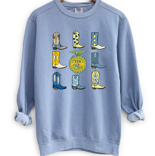 FFA Emblem Boot Crewneck (S-3XL) - Multiple Colors!