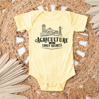 Agriculture is a Family Business One Piece/T-Shirt (Newborn - Youth XL) - Multiple Colors!