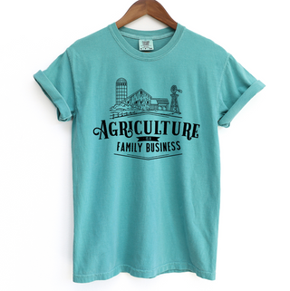 Agriculture is a Family Business ComfortWash/ComfortColor T-Shirt (S-4XL) - Multiple Colors!