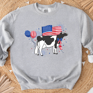 USA Dairy Cow Crewneck (S-3XL) - Multiple Colors!