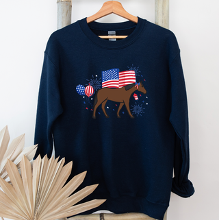 USA Horse Crewneck (S-3XL) - Multiple Colors!