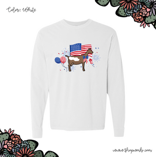 USA Dairy Goat LONG SLEEVE T-Shirt (S-3XL) - Multiple Colors!