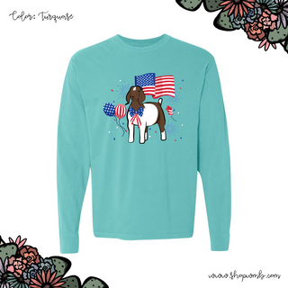 USA Goat LONG SLEEVE T-Shirt (S-3XL) - Multiple Colors!