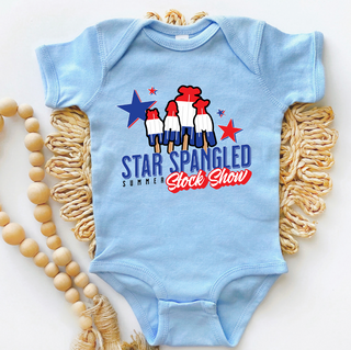 Star Spangled Stock Show One Piece/T-Shirt (Newborn - Youth XL) - Multiple Colors!