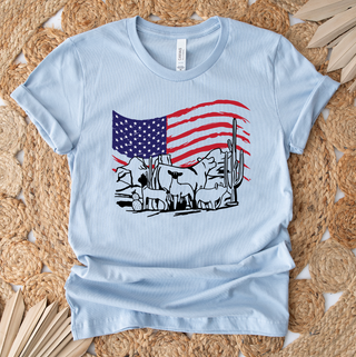 Flag Livestock T-Shirt (XS-4XL) - Multiple Colors!