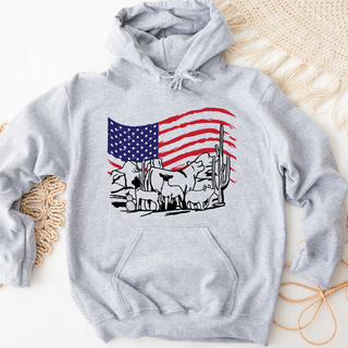 Flag Livestock Hoodie (S-3XL) Unisex - Multiple Colors!