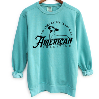 Raised in the USA Lamb Crewneck (S-3XL) - Multiple Colors!