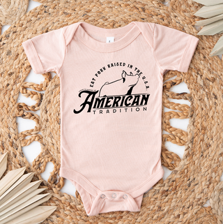 Raised in the USA Hog One Piece/T-Shirt (Newborn - Youth XL) - Multiple Colors!