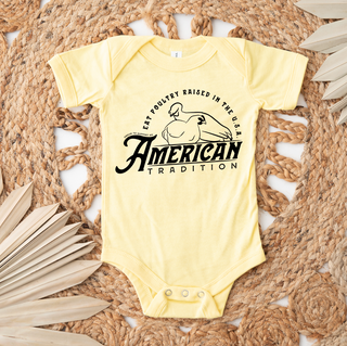 Raised in the USA Poultry One Piece/T-Shirt (Newborn - Youth XL) - Multiple Colors!