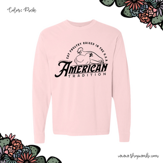 Raised in the USA Poultry LONG SLEEVE T-Shirt (S-3XL) - Multiple Colors!