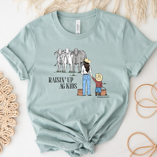 Raisin Up Ag Kids Cattle T-Shirt (XS-4XL) - Multiple Colors!