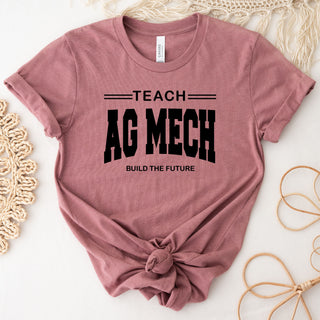 Teach Ag Mech Build The Future Black Ink T-Shirt (XS-4XL) - Multiple Colors!