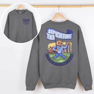 Teach Ag Mascot CREWNECK - Front & Back