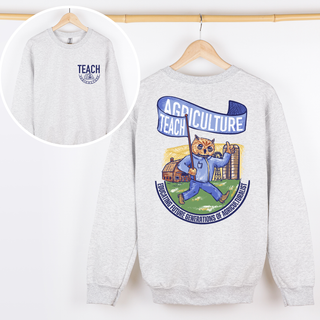 Teach Ag Mascot CREWNECK - Front & Back