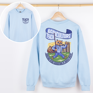 Teach Ag Mascot CREWNECK - Front & Back