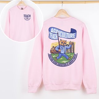 Teach Ag Mascot CREWNECK - Front & Back