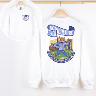 Teach Ag Mascot CREWNECK - Front & Back