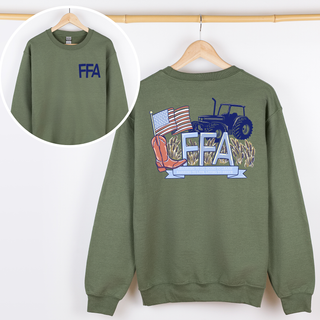 FFA Tractor CREWNECK - Front & Back