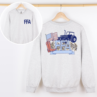 FFA Tractor CREWNECK - Front & Back