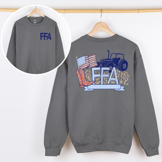 FFA Tractor CREWNECK - Front & Back