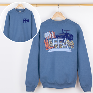 FFA Tractor CREWNECK - Front & Back