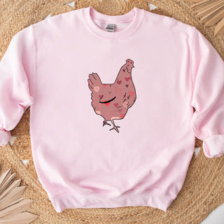 Valentines Chicken Crewneck (S-3XL) - Multiple Colors!