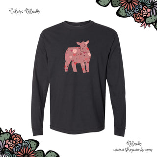 VALENTINES STEER LONG SLEEVE T-Shirt (S-3XL) - Multiple Colors!