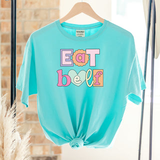 Pastel Eat Beef ComfortWash/ComfortColor T-Shirt (S-4XL) - Multiple Colors!