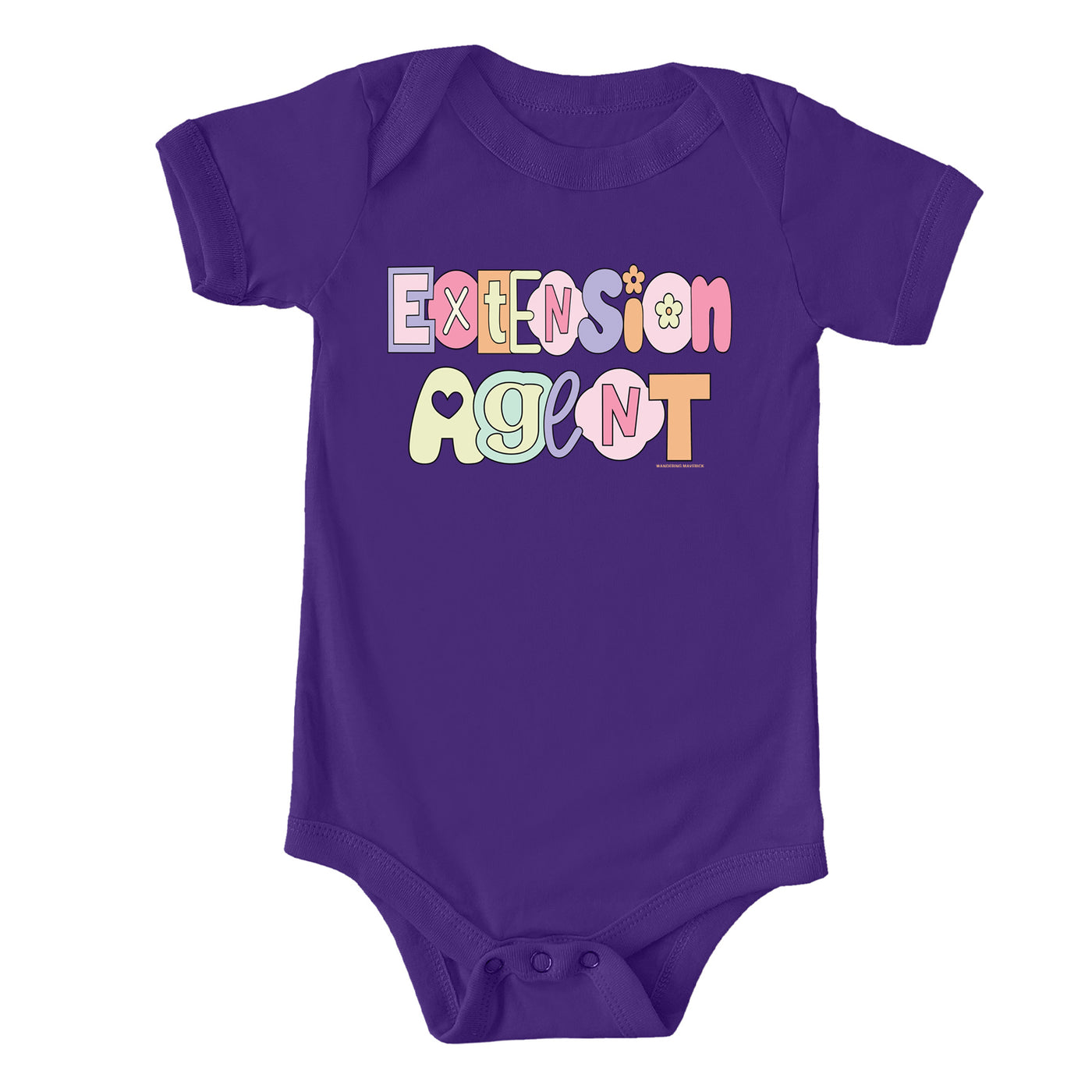 Pastel Extension Agent One Piece/T-Shirt (Newborn - Youth XL) - Multiple Colors!