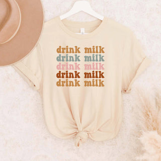 Groovy Drink Milk ComfortWash/ComfortColor T-Shirt (S-4XL) - Multiple Colors!