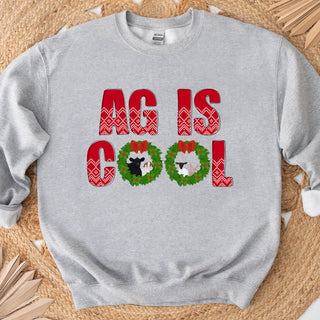 CHRISTMAS AG IS COOL Crewneck (S-3XL) - Multiple Colors!