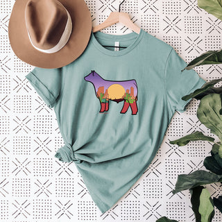 Desert Steer T-Shirt (XS-4XL) - Multiple Colors!