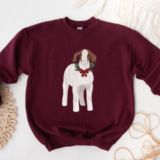 Christmas Goat Crewneck (S-3XL) - Multiple Colors!