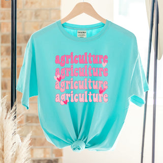 Hearts Valentines Agriculture ComfortWash/ComfortColor T-Shirt (S-4XL) - Multiple Colors!