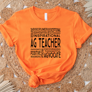 Ag Teacher Word Box T-Shirt (XS-4XL) - Multiple Colors!