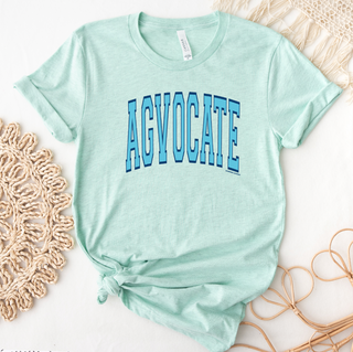 Big Varsity AGVOCATE Blue T-Shirt (XS-4XL) - Multiple Colors!