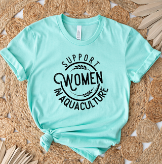 Support Women in Aquaculture T-Shirt (XS-4XL) - Multiple Colors!