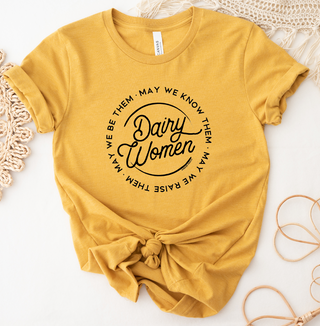 Dairy Women Circle T-Shirt (XS-4XL) - Multiple Colors!