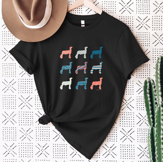 Patriotic Bundle Lamb T-Shirt (XS-4XL) - Multiple Colors!