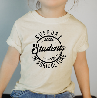 Support Students In Agriculture One Piece/T-Shirt (Newborn - Youth XL) - Multiple Colors!