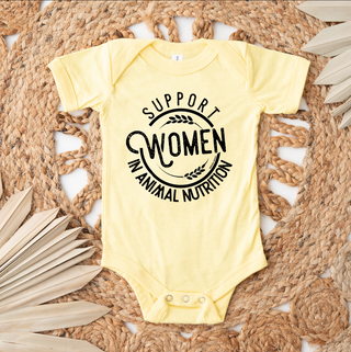 Support Women In Animal Nutrition One Piece/T-Shirt (Newborn - Youth XL) - Multiple Colors!