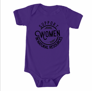 Support Women In Natural Resources One Piece/T-Shirt (Newborn - Youth XL) - Multiple Colors!