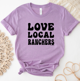 Love Local Ranchers Black Ink T-Shirt (XS-4XL) - Multiple Colors!