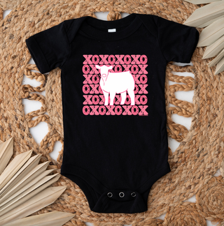 XO Steer One Piece/T-Shirt (Newborn - Youth XL) - Multiple Colors!